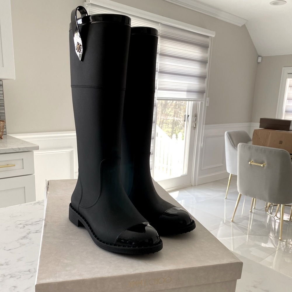 Jimmy Choo Rain Boots - Size 38